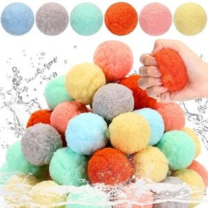 Motionchic 60 piece splash water balls. 100% Polyester. New in box!